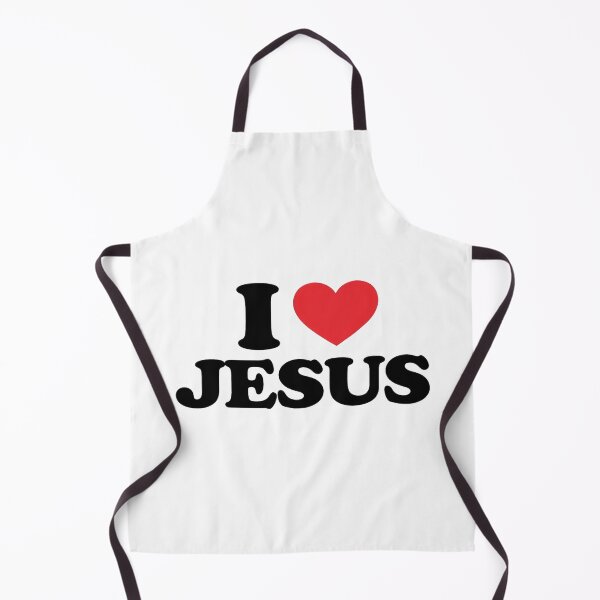 Item preview, Bold I Love Jesus Christian Design – Faith-Inspired Typography for Apparel, Stickers & Gifts designed and sold by Bright Nest Studio.
