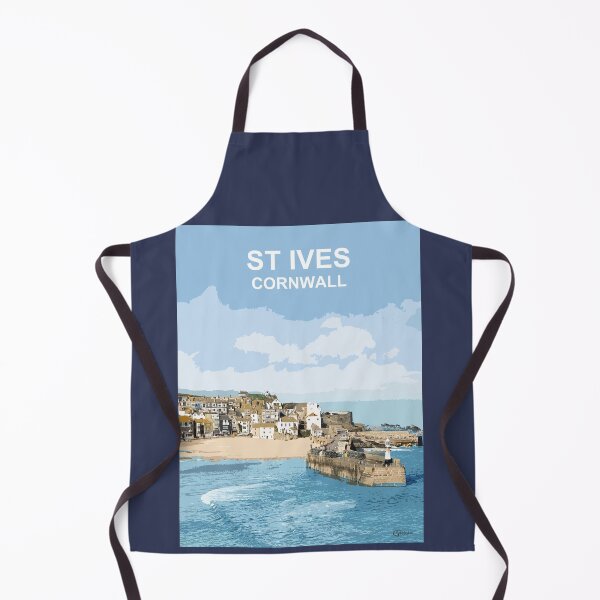 Item preview, St Ives, Cornwall. Cornish gift. Kernow fishing harbour designed and sold by BarbaraGlebska.