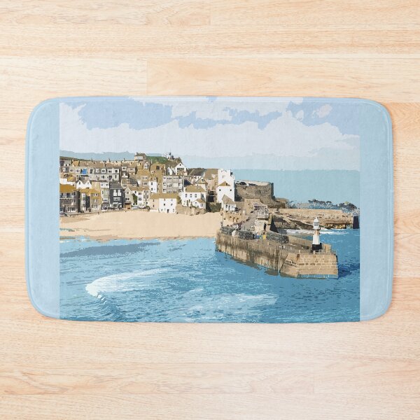 Item preview, St Ives, Cornwall. Cornish gift. Kernow fishing harbour designed and sold by BarbaraGlebska.