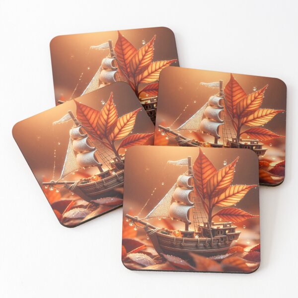 Item preview, Leaf Boat, Ai Generated Art  designed and sold by ACC .