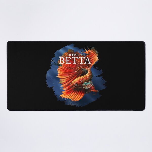 Item preview, Deep Sea Betta (Borderless with Background and Text) designed and sold by alandodrawing.