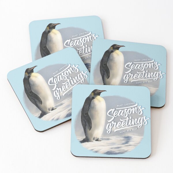 Item preview, Emperor Penguin (Borderless) Season's Greeting designed and sold by alandodrawing.