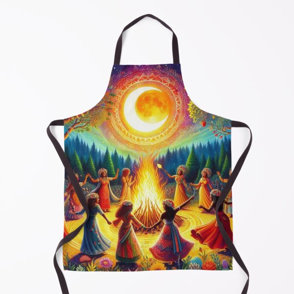 Item preview, Solstice Fire Dance Under the Sacred Moon designed and sold by Sybille-Yates.