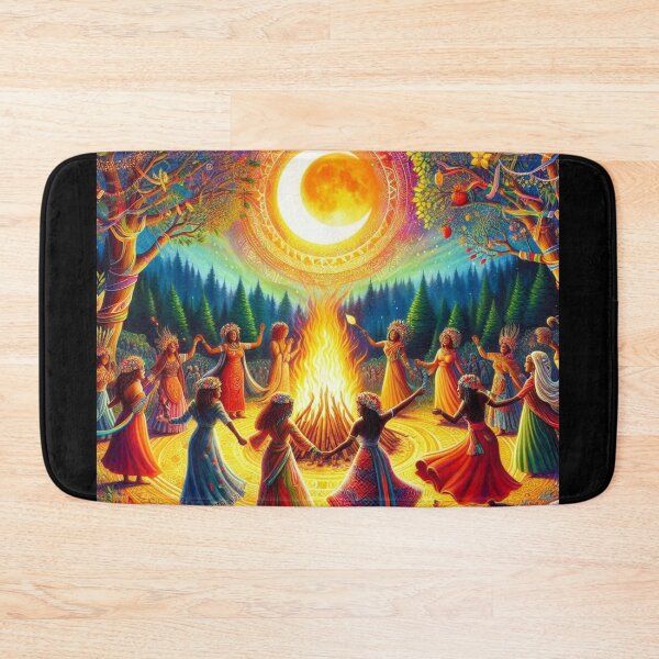 Item preview, Solstice Fire Dance Under the Sacred Moon designed and sold by Sybille-Yates.