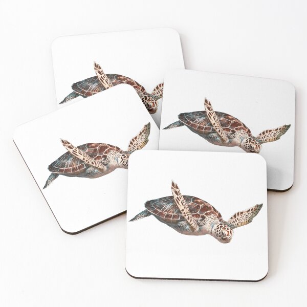Item preview, Shining through the Tides - Sea Turtle (Borderless) designed and sold by alandodrawing.