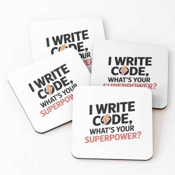 Item preview, Code Superpower Quote designed and sold by SnickerStation.