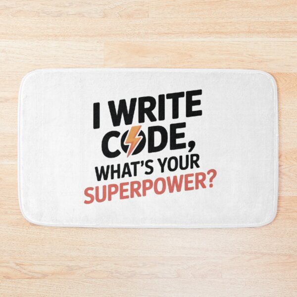 Item preview, Code Superpower Quote designed and sold by SnickerStation.