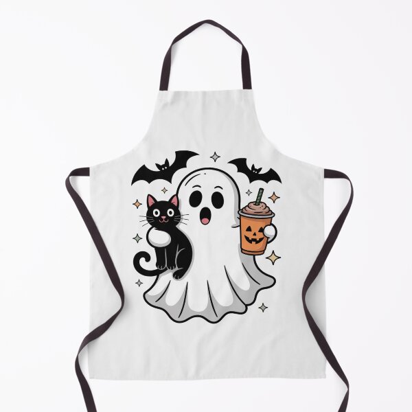 Item preview, Cute Halloween Ghost and Cat designed and sold by flagylART.
