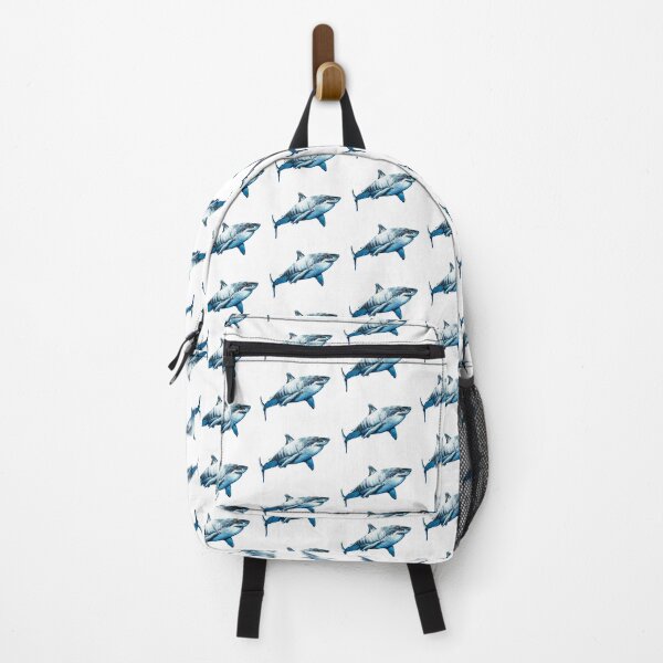 Item preview, Great White Shark (Borderless) designed and sold by alandodrawing.