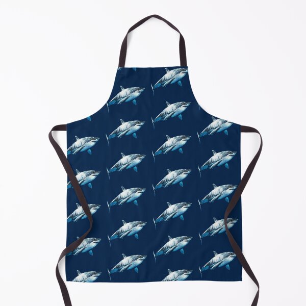 Item preview, Great White Shark (Borderless) designed and sold by alandodrawing.