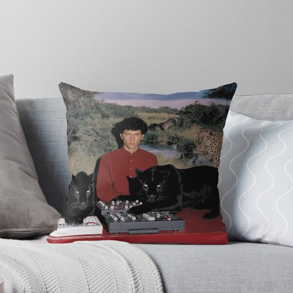 Item preview, Young Man with Two Black Panthers at 80s Mixer designed and sold by Funnyboy88.