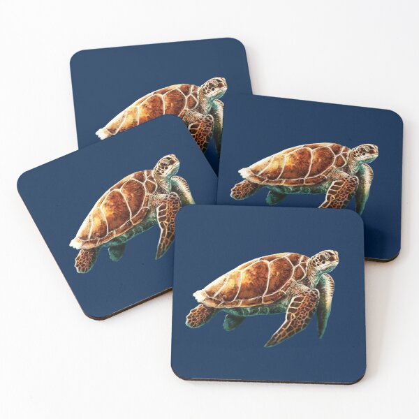 Item preview, Sea Turtle (Borderless) designed and sold by alandodrawing.