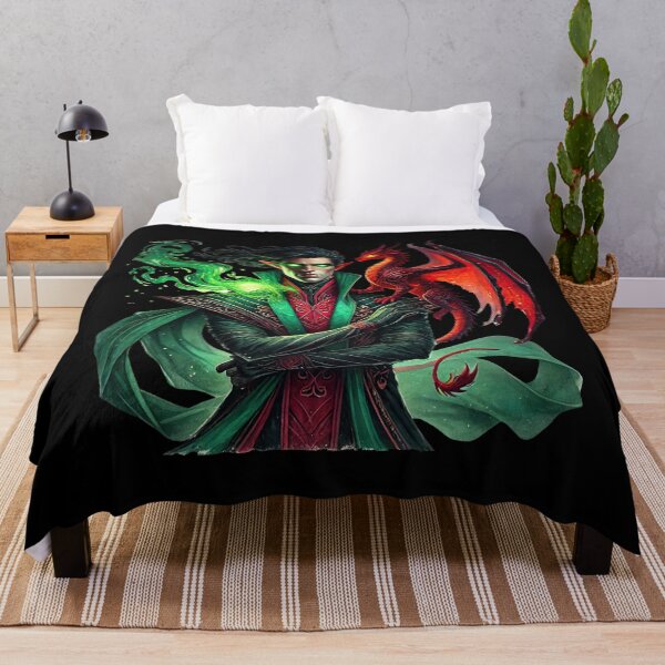 Item preview, Emerald Warlock and the Crimson Dragon designed and sold by TheInkRaven.