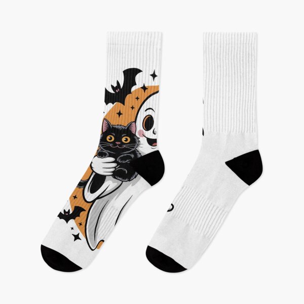 Item preview, Cute Halloween Ghost and Cat designed and sold by flagylART.