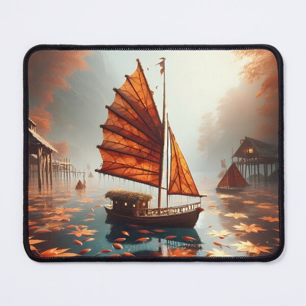 Item preview, Leaf Boat, Ai Generated Art  designed and sold by ACC .