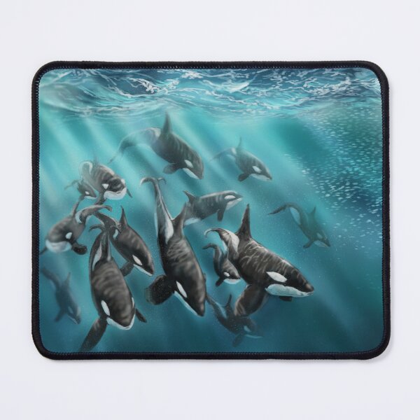 Item preview, An orca pod designed and sold by alandodrawing.