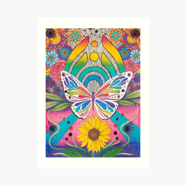 "Butterfly Nectar" by Aly Stinson Art Print