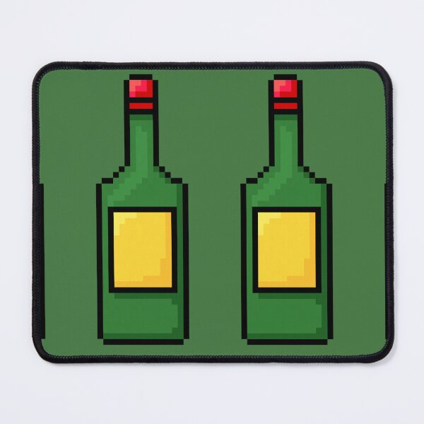 Item preview, Pixel Art Bottle of Wine designed and sold by Potato Quality Prints.