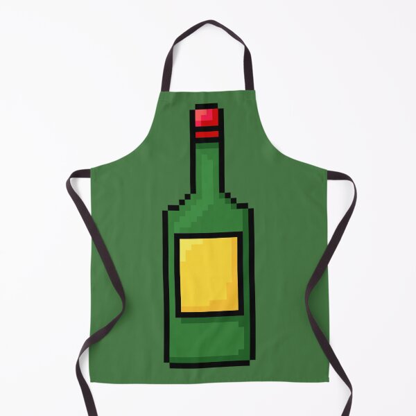 Item preview, Pixel Art Bottle of Wine designed and sold by Potato Quality Prints.