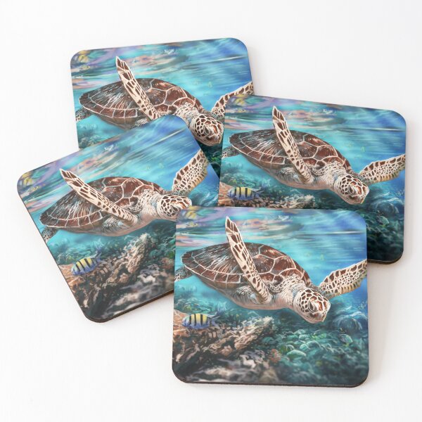 Item preview, Shining through the Tides - Sea Turtle  designed and sold by alandodrawing.