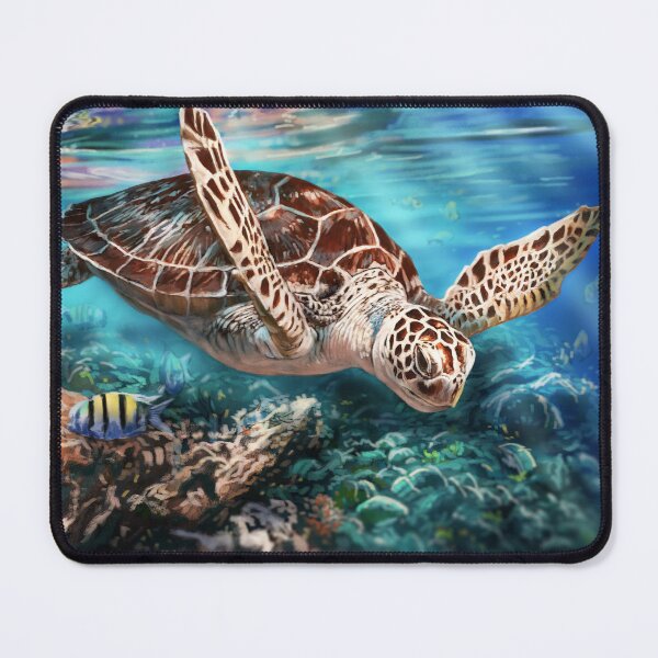 Item preview, Shining through the Tides - Sea Turtle designed and sold by alandodrawing.