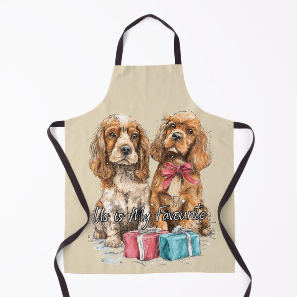 Item preview, Us is My Favourite - Cute Puppy with the Gift Boxes | Gift for Her or Him designed and sold by PopsiclesArtStudio.