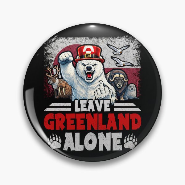 Item preview, LEAVE GREENLAND ALONE designed and sold by PrettyInk.