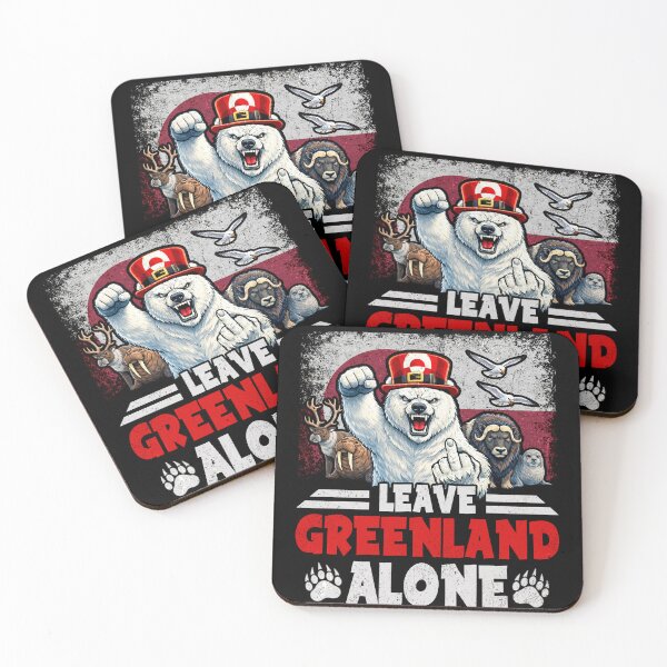 Item preview, LEAVE GREENLAND ALONE designed and sold by PrettyInk.