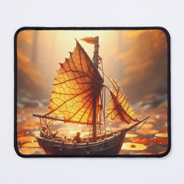 Item preview, Leaf Boat, Ai Generated Art  designed and sold by ACC .