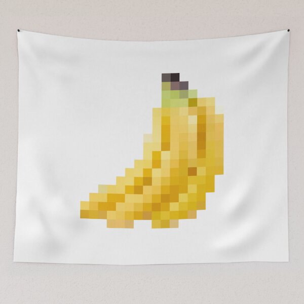 Artikelvorschau, Pixelierte Banane entworfen und verkauft von Potato Quality Prints.