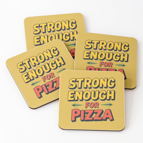 Item preview, Strong Enough for Pizza – Funny Gym & Cheat Day T-Shirt designed and sold by rsuniquestyle.