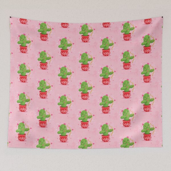 Item preview, Funny Cupid Cactus Valentine Pun Cact-I Love You designed and sold by naughty-raccoon.