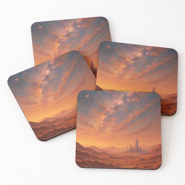 Item preview, Desert City on Another Planet designed and sold by ImaginingNebulae.