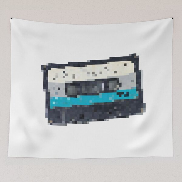 Item preview, Pixelated Cassette Tape designed and sold by Potato Quality Prints.