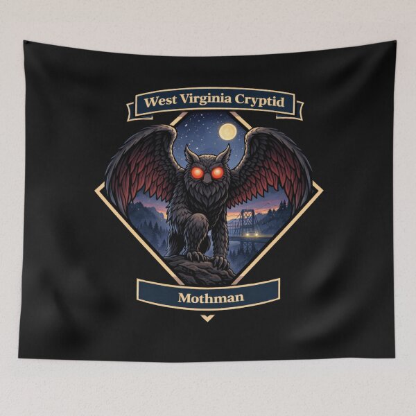 Item preview, West Virginia Cryptid Mothman designed and sold by Planetporridge.