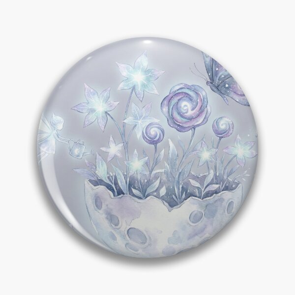 Item preview, The Lunar Garden Moonlit Floral Pattern designed and sold by SavinMercantile.