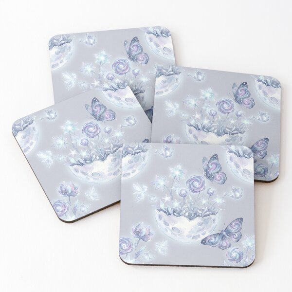 Item preview, The Lunar Garden Moonlit Floral Pattern designed and sold by SavinMercantile.