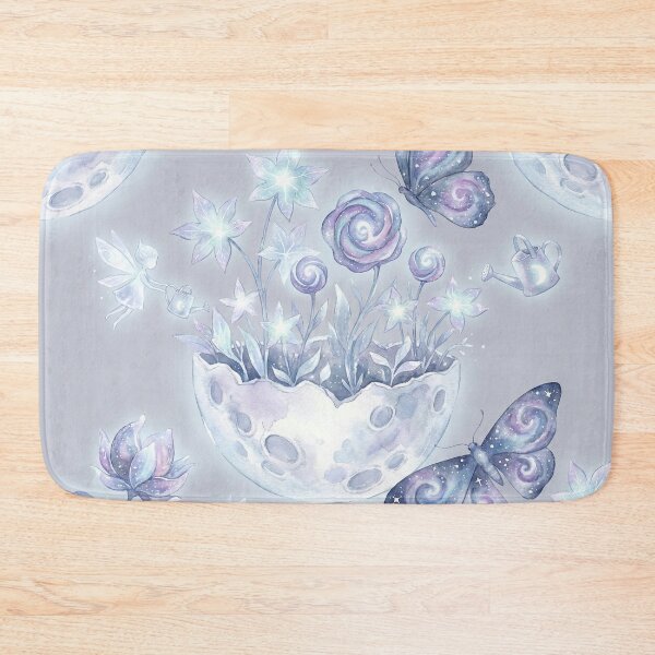 Item preview, The Lunar Garden Moonlit Floral Pattern designed and sold by SavinMercantile.