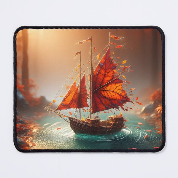 Item preview, Leaf Boat, Ai Generated Art  designed and sold by ACC .