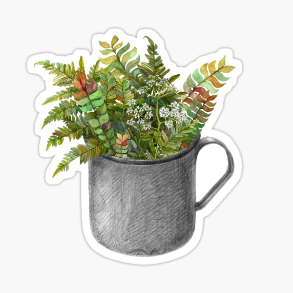 Item preview, Mug with autumn fern designed and sold by stasia-ch.
