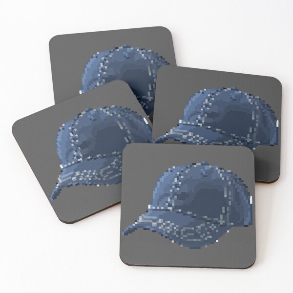 Artikelvorschau, Pixelierte Baseballkappe entworfen und verkauft von Potato Quality Prints.