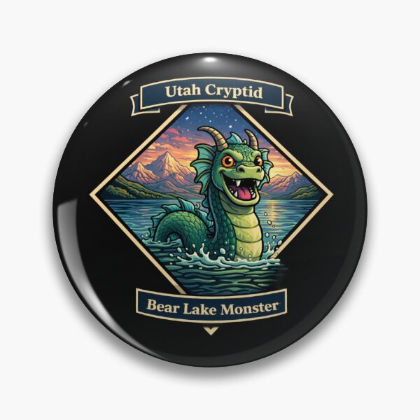 Item preview, Utah Cryptid Bear Lake Monster designed and sold by Planetporridge.