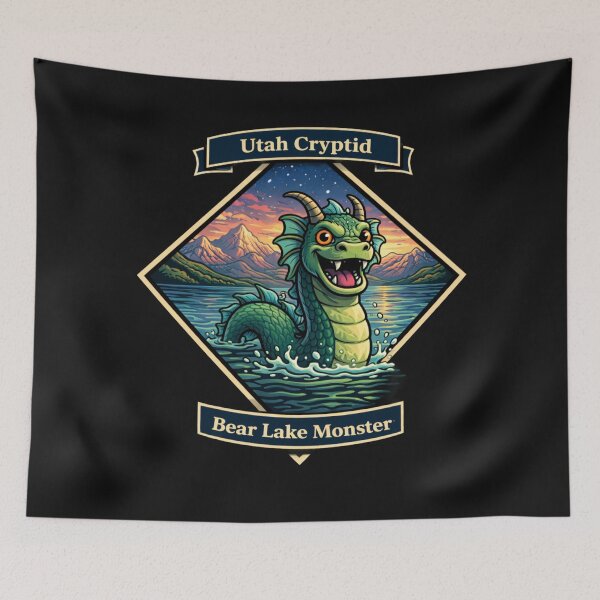 Item preview, Utah Cryptid Bear Lake Monster designed and sold by Planetporridge.