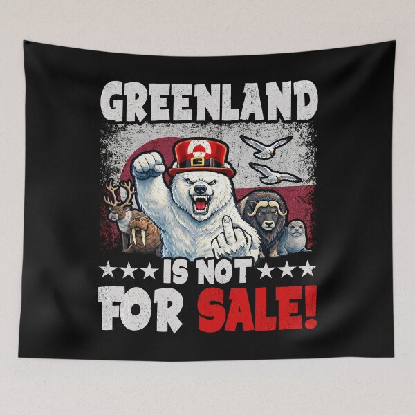 Item preview, Greenland Is Not For Sale designed and sold by MackenzieBin.