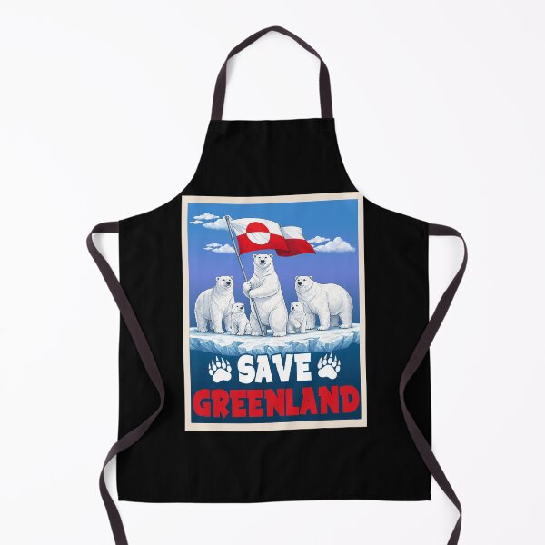 Item preview, Save Greenland Flag Bear Kalaallit Greenlanders designed and sold by MackenzieBin.