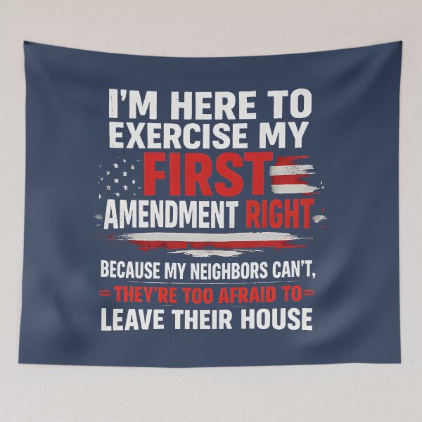 Item preview, anti ice I'm here to exercise my First Amendment right because my neighbors can't, they're too afraid to leave their house designed and sold by Uglyandcute.