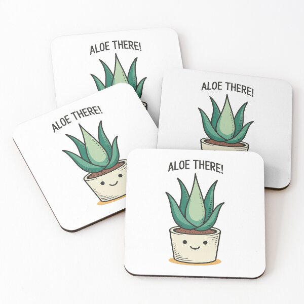 Item preview, Aloe There Cute Plant Pun Design designed and sold by MonkiFlipp.