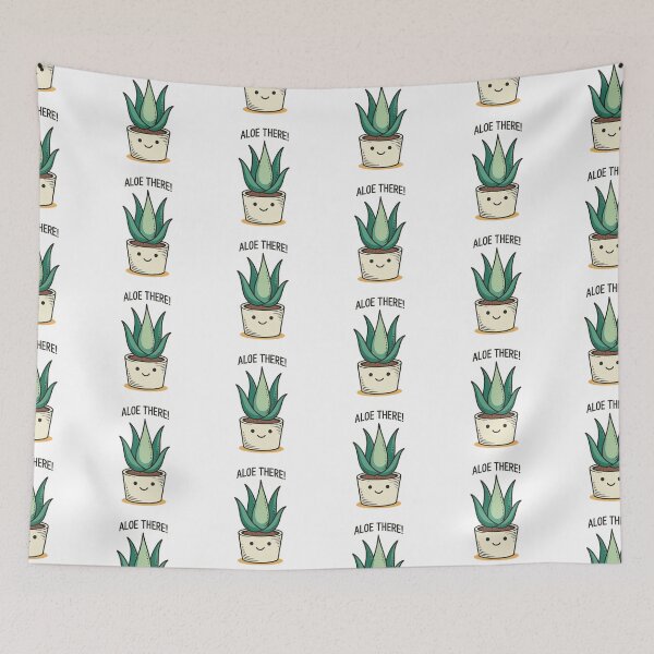 Item preview, Aloe There Cute Plant Pun Design designed and sold by MonkiFlipp.