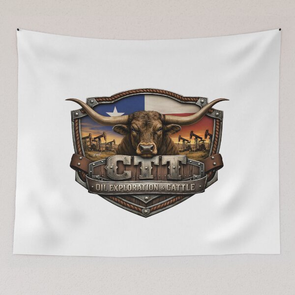 Item preview, Landman CTT Oil and Exploration Western Texas Oil Design designed and sold by TheGingerEffect.