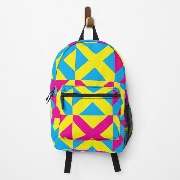 Item preview, Yellow Blue Pink Square Geometric Pattern designed and sold by Nisha Prabhu.